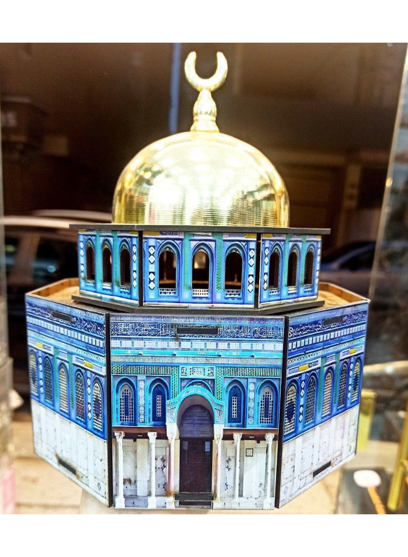 NAMA The luxurious Dome of the Rock incense burner adds a unique touch of elegance to your decor and creates a distinctive atmosphere in every corner. - Image 2